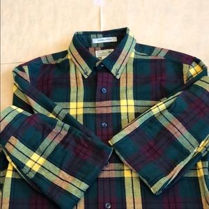 L.L. Bean Flannel Button Down Shirt